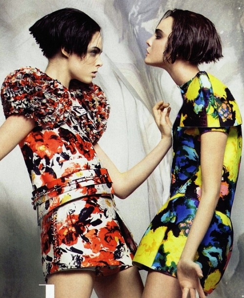 Coco Rocha & Caroline Trentini in Balenciaga by Craig McDean for Vogue US