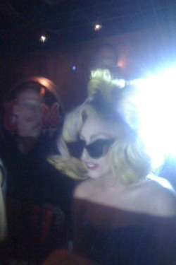 @ladygaga at Round Up Saloon last night! Dallas, Texas