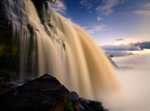 travelthisworld: Hacha Falls, Canaima National Park, Venezuela by Michael Anderson