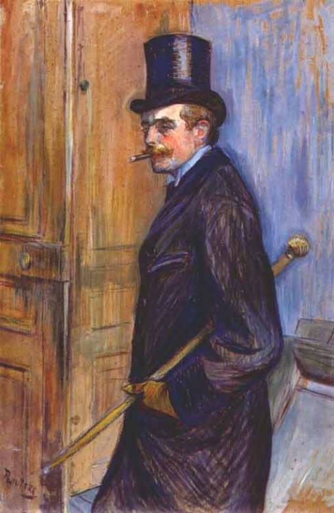 blastedheath:  emily-whaaa Henri de Toulouse-Lautrec (French, 1864-1903), Monsieur Louis Pascal, 1891. Musée Toulouse-Lautrec, Albi. 