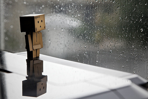 Danbo &amp; a rainy day on Flickr - Photo Sharing!