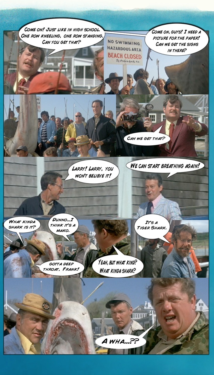 collectemall:
“sharkcity:
A classic page from the Jaws Fotonovel.
”
The Jaws Fotonovel that never was.