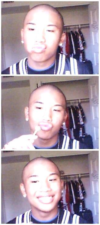 derezbrown:  Sophomore year in high school. Webcam status.  i miss guys who used to dress like this ; Jersey , big ass t-shirts , baggy jeans , etc. now its all v-necks , skinnys , and plaids . 