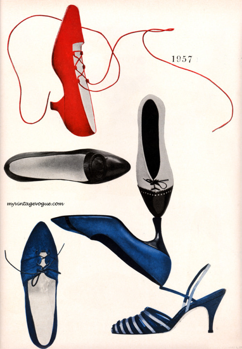 mudwerks:
“ myvintagevogue:
“ Vogue February 1957
” ”
