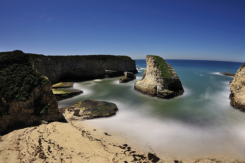 MoonGlow Shark Fin Cove (aka Panther Beach) - Davenport, California (by kendra karr is MIA)