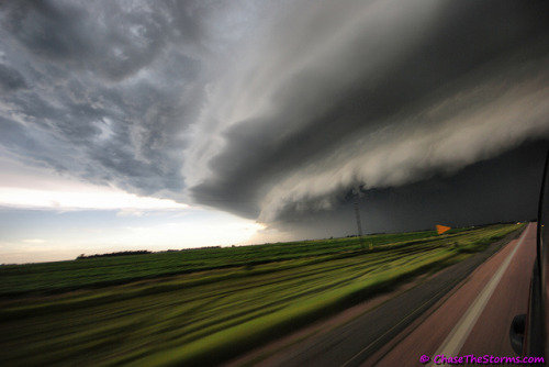 Storm that dropped the new world record hailstone in Vivian, South Dakota in July 23, 2010 © Chad Co