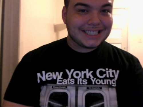 Guess who got his “How To Make it In America” shirt today? :D
Hint: He loves HBO shows about young people in New York trying to make it, and is very happy right now.
Answer: This guy