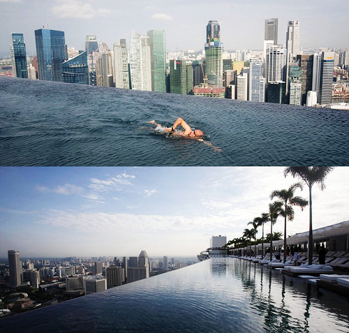 hopefullyenough: lovemeformexoxo:  Infinity pool 55 Stories above ground opens in Singapore  If you 