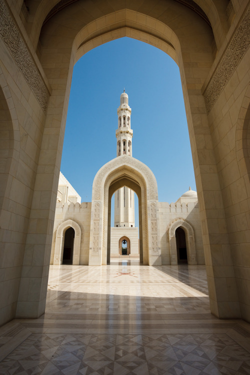 Taken in the Sultan Qaboos Grand Mosque.
Muscat, Oman.