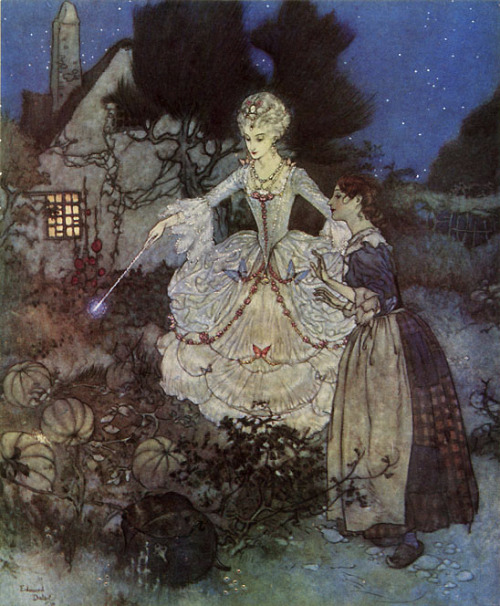 wetbehindthears: Cinderella by Edmund Dulac