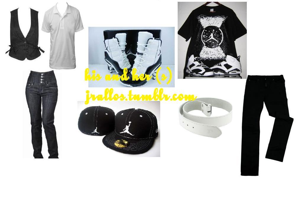 cuteoutfits-:  His and Hers Jordan(s) &lt;3 