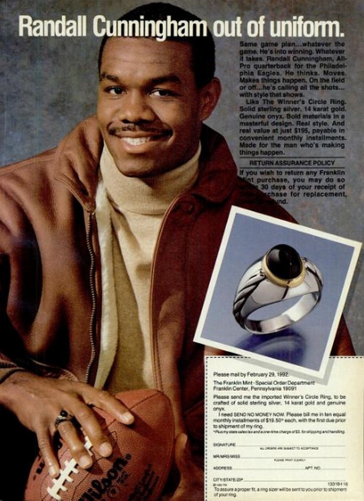 Randall Cunningham is now marketing his own custom cellphone for the hearing impaired,