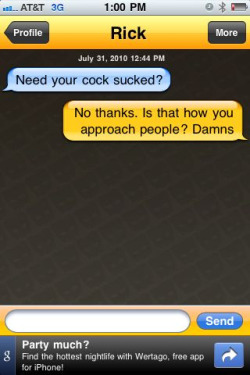 garunriot:  For the record, he could be my grandfather.  oh the joys of grindr. :/