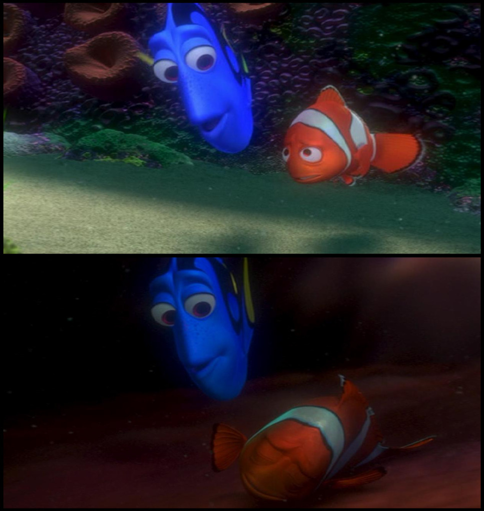 Hidden Secrets When Dory Is Comforting Marlin In The Whale The