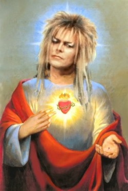 chainsawmascara:  lamorsuredesatan:  fuckmondays:  asilverspoon:  achingveins-fancypants:faggotbrigade:   skeleton-on-display:rasputin:   (via eatslugs, cockblockery)         Fact.  Jareth Christ of Labyrinth Day Saints? Yeah, I went there.