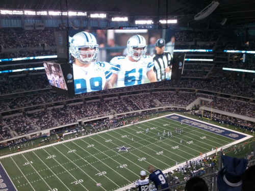 In other news, I went to the Cowboys/Raiders pre-season game last night. It was hot as hell walking 