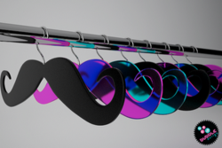 neonico:  mustache hanger           (via beautyandsweets)