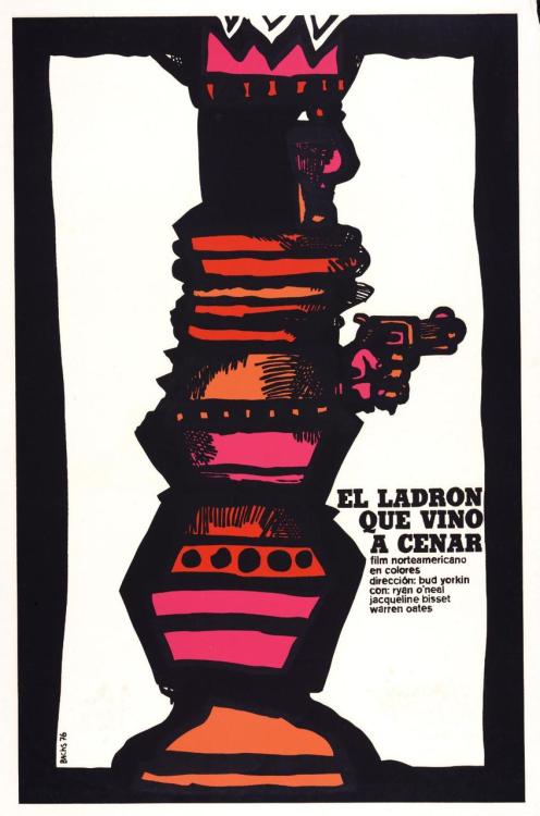 Today, in beautiful (Cuban) movie posters&hellip; The Thief who Came to Dinner- Bud Yorkin