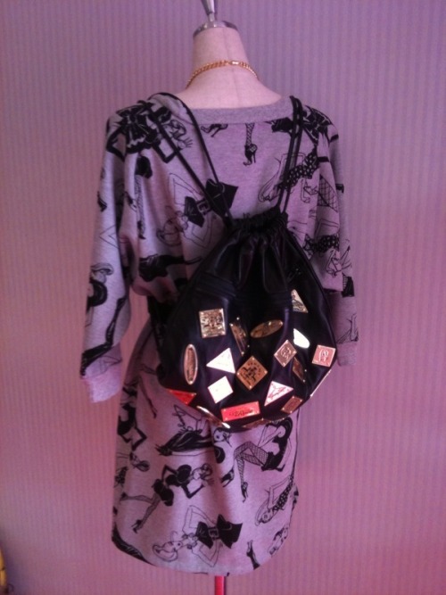 Jeremy Scott Leather Backpack &amp; Dress on Display at Bambi+Faline Tokyo