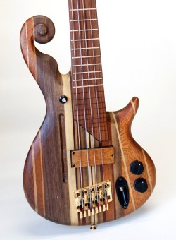 picture-perfect-world:  putzinaround:  maddiem:  etsy:  Handmade Bass Guitar by Wallpusher    