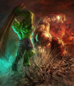 fuckyeahmarvel:  Clash of the Titans by =madlabsstudio on deviantART