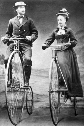 fuckyeahvictorians:  my-ear-trumpet:  whambamthankyoumam:  Penny farthing - “ineffective,”