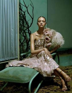 Gemma Ward by Steven Meisel for Vogue Italia March 2004