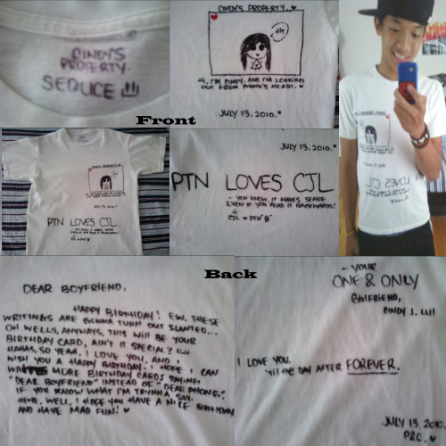 johnsouphalith:  ayeexnikkkibabyy:  phongtnguyen:  -Girlfriends birthday present (: Dear Girlfriend ,     thank you so much for this amazing present , i think the best present i got was, just having you with me and in my life <3. i love you helluur