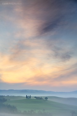 landscapelifescape:  Val d’Orcia, Tuscany, Italy  Capella by Andy Mumford 