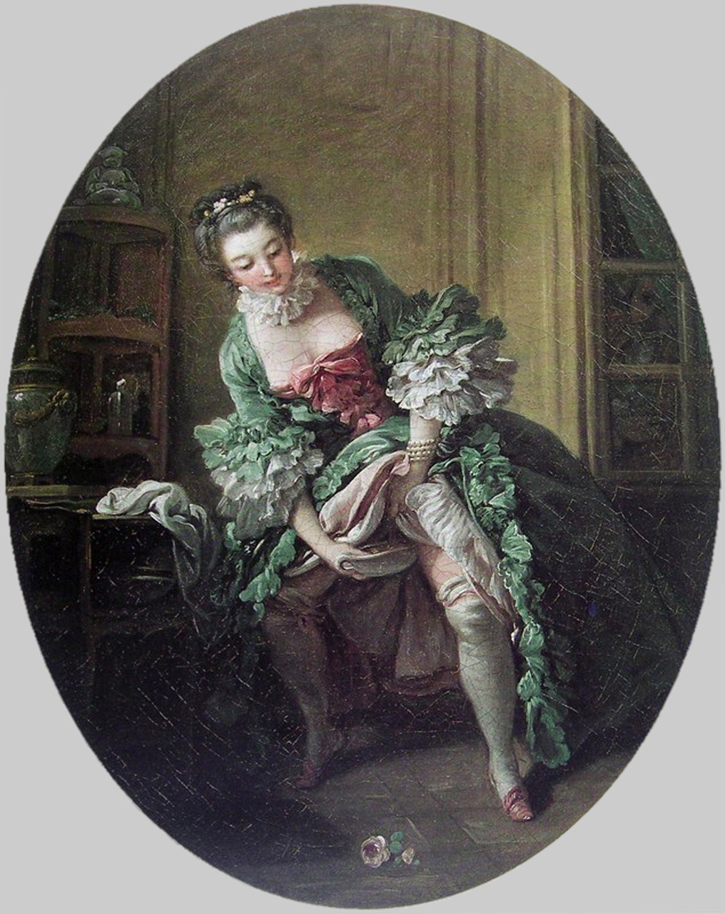 Francois boucher sleeping young woman