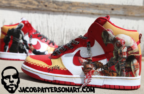 jacobpatterson:  Kratos Kicks This pair of shoes took me longer than any pair ever has. I have to ad