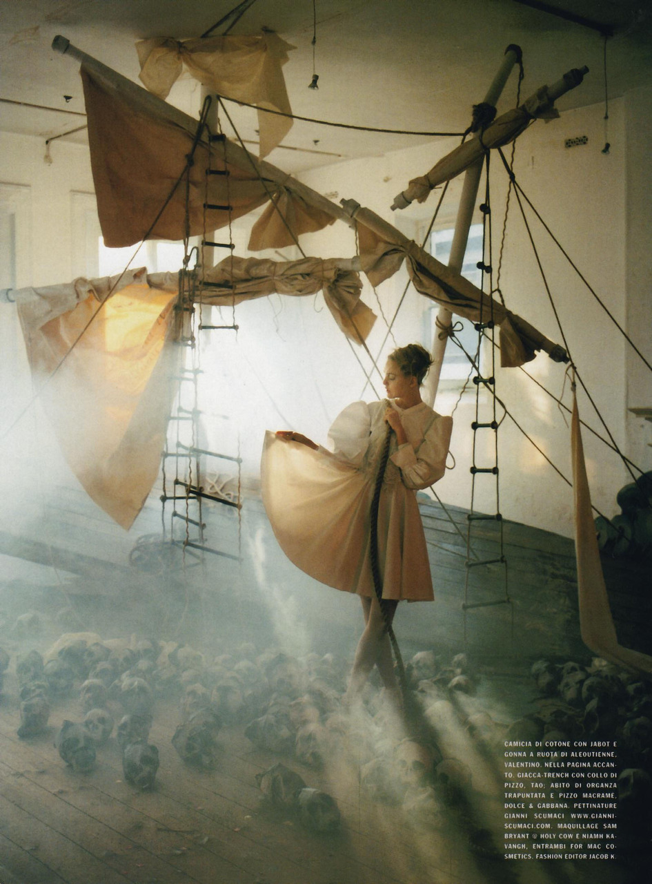 coldandpale:Caroline Trentini photographed by Tim Walker for Vogue Italia, March