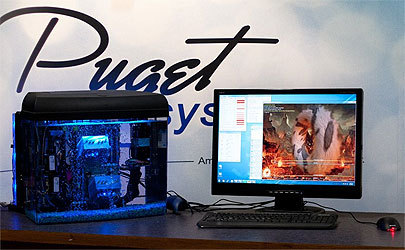 bbqpaul:  The Aqua PC Runs on Mineral Oil. Consisted of an Intel S5520SC workstation