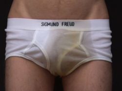 contemporaryobsessions:  ipocrisia:  themissive:   Freud Mis à Nu par le Célibataire (Freud Undressed by the Bachelor) by Pascal Lievre 2008   (via androphilia)  