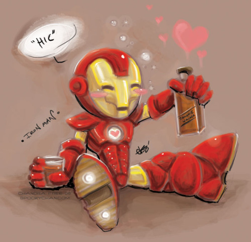 timetravelandrocketpoweredapes: Iron Man the Chibi by =SpookyChan apparently my image is famous