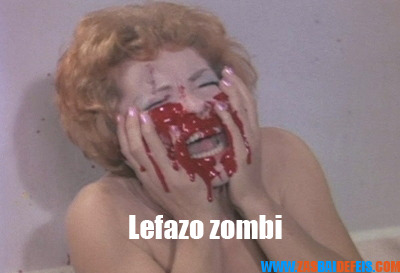 Zas! Baidefeis presenta…Lefazo zombi Splash en toa la cara