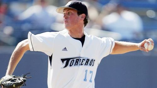 fuckyeahbrianmatusz: Matusz in college, when he was the ace at the University of San Diego. Nearby, 