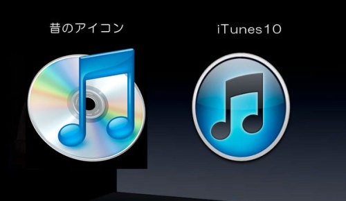 mitaimon: munekata: 新旧iTunesアイコン比較。 RT @dfnt: 新しいiTunes��… on Twitpic 新旧iTunesアイコン比較。 RT @dfn