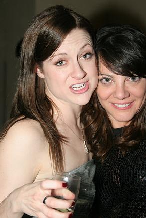 GPOYW - Brunettetastic!
My recent trip to the beauty parlor almost ended up dark for the fall. It didn’t happen, but I am certainly getting the itch. Reminiscing, here’s a brunette pic of me and Lisa at the R&R Xmas Party in 2007. Fun gals!