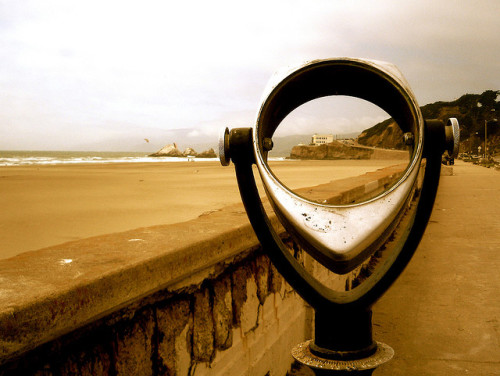 Distant Cliff House - San Francisco, California, USA© Wolfgang Schubert Photographer comments: On a 