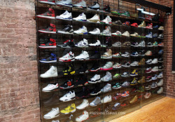 awrjay:  Jordans and Nike SBs at the new Flight Club New York. Spot Air Yeezy’s and Louis Vuitton Jaspers. 