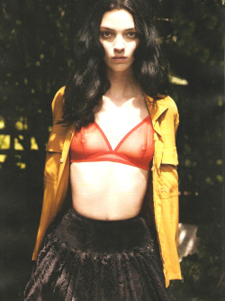 Mariacarla Boscono by Paul Wetherell for i-D