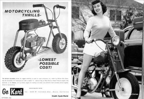 Holy cow… mini bikes & go-carts were really really big when I was a kid! WHAT happened?!?