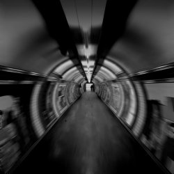 black-and-white:  northern line 