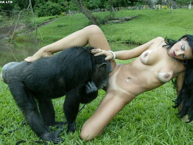 Girl monkey sex with animal