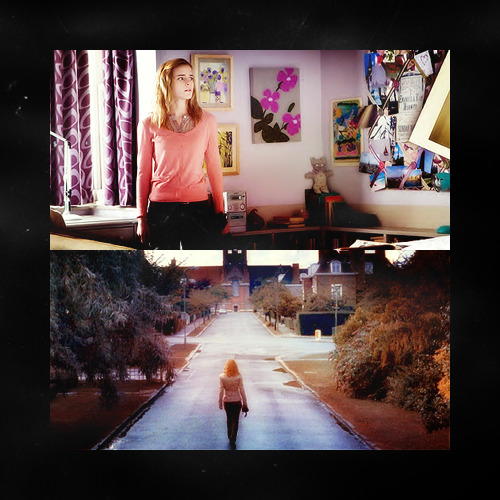 jared-pastalicky:   “You don’t read that in the book; you just know she does it…. You see Ron’s home and Harry’s. But you never really get a sense of Hermione’s life outside Hogwarts, outside that friendship, and it’s important,” Watson