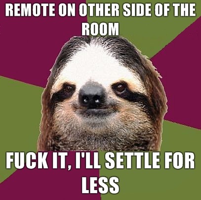 FUCK YEAH SOCIALLY LAZY SLOTH