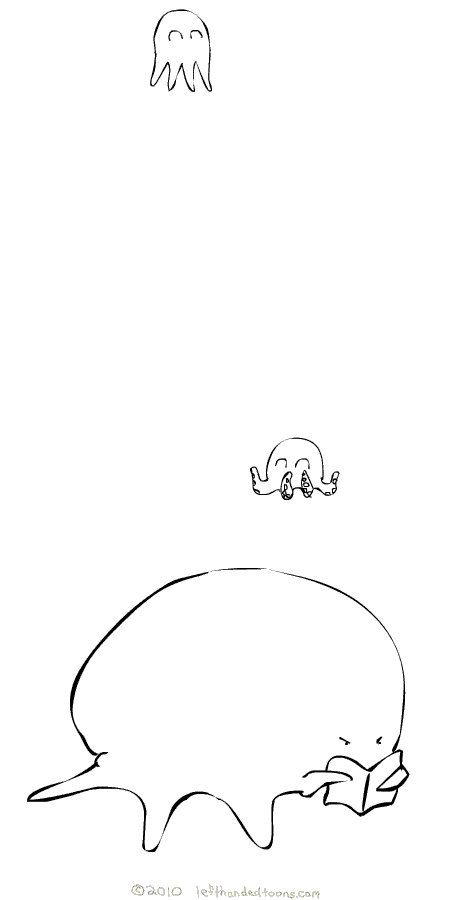 thedailywhat:  Left-Handed Toons. 
