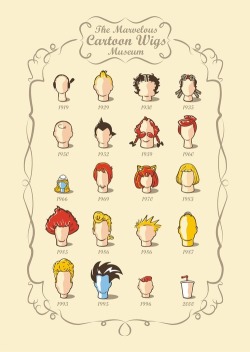 gamefreaksnz: The Marvelous Cartoon Wigs Museum USษ Gallery quality Giclée print on natural white, matte, ultra smooth, 100%  cotton rag, acid and lignin free archival paper using Epson K3 archival  inks. Custom trimmed with 2” border.