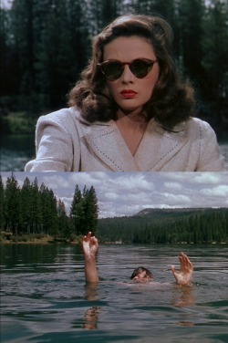  Gene Tierney and Daryl Hickman  Leave Her To Heaven - (1945) 